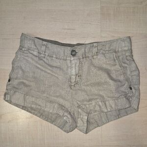 Michael Stars Stylish Tan Linen Women's Shorts Size: XS